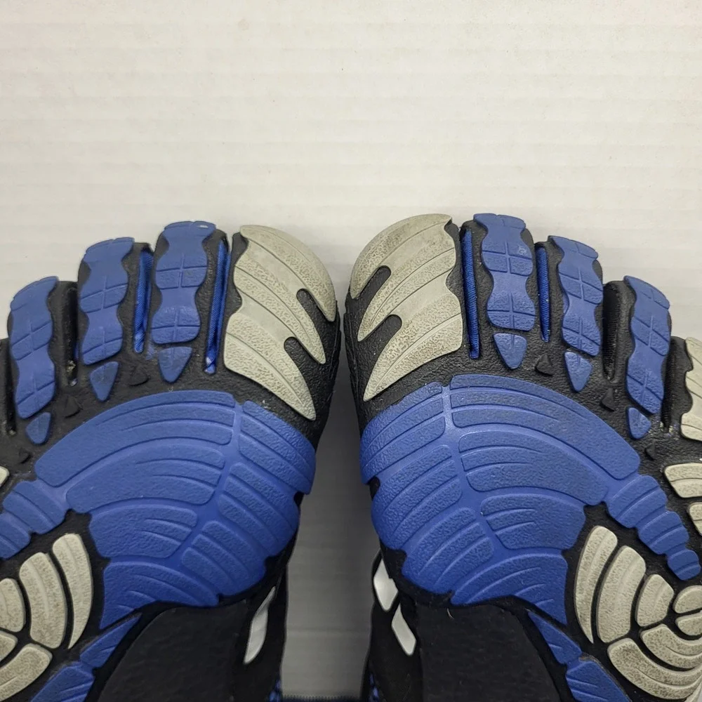 Vibram FiveFingers Spyridon LS Mens 42 Black Blue Trail Running Shoes Outdoor